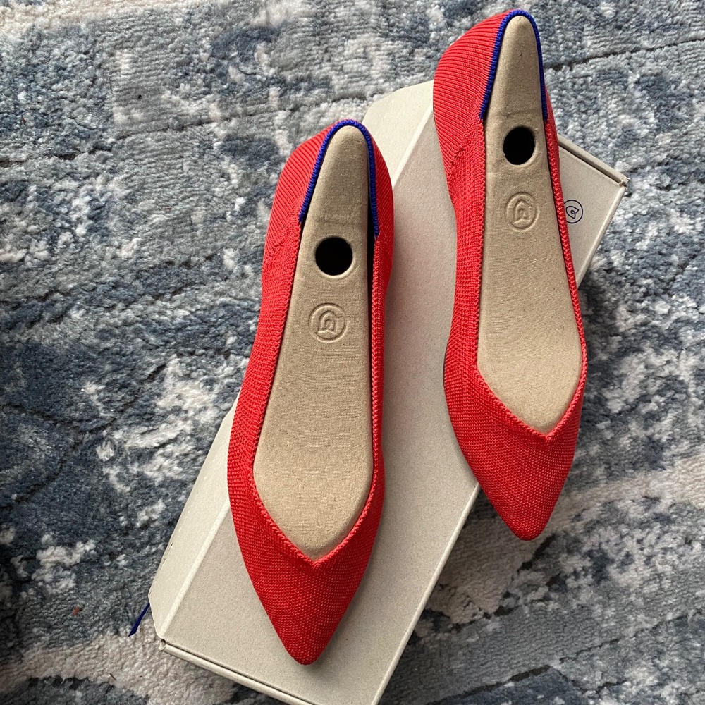 Rothys Flame Original Point 8.5 Euc View 4